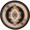 United Weavers Bristol Black 2050-10570 7 ft. 10 in. Round Round Rug