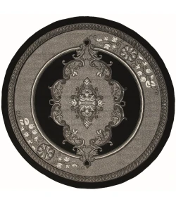 United Weavers Bristol Silver 2050-10571 7 ft. 10 in. Round Round Rug