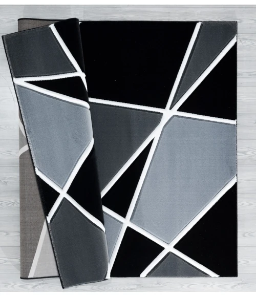 United Weavers Bristol Grey 2050-10872 5 ft. 3 in. X 7 ft. 6 in. Rectangle Rug