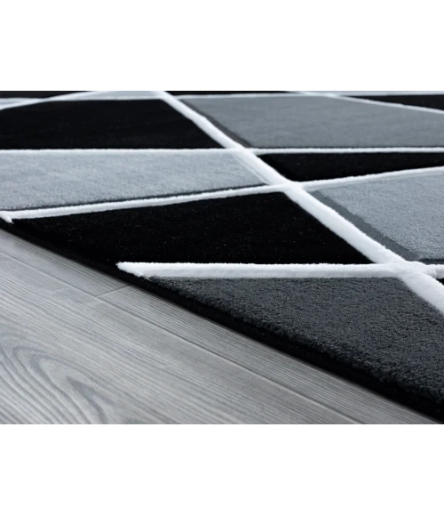 United Weavers Bristol Grey 2050-10872 5 ft. 3 in. X 7 ft. 6 in. Rectangle Rug