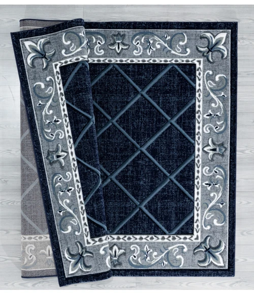 United Weavers Bristol Navy 2050-10964 2 ft. 7 in. X 7 ft. 4 in. Rectangle Rug