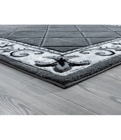 United Weavers Bristol Grey 2050-10972 2 ft. 7 in. X 7 ft. 4 in. Rectangle Rug