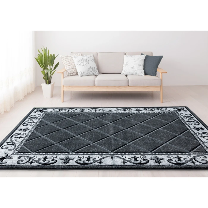United Weavers Bristol Grey 2050-10972 1 ft. 10 in. X 2 ft. 8 in. Rectangle Rug
