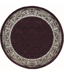 United Weavers Bristol Plum 2050-10982 7 ft. 10 in. Round Round Rug