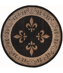 United Weavers Bristol Beige 2050-11026 7 ft. 10 in. Round Round Rug