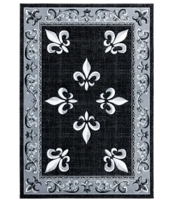 United Weavers Bristol Black 2050-11070 1 ft. 10 in. X 2 ft. 8 in. Rectangle Rug