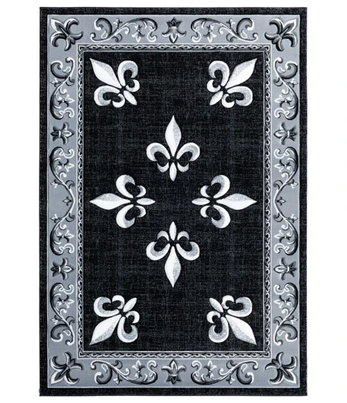 United Weavers Bristol Black 2050-11070 1 ft. 10 in. X 2 ft. 8 in. Rectangle Rug