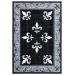 United Weavers Bristol Black 2050-11070 1 ft. 10 in. X 2 ft. 8 in. Rectangle Rug