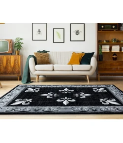 United Weavers Bristol Black 2050-11070 1 ft. 10 in. X 2 ft. 8 in. Rectangle Rug