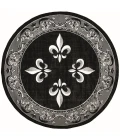 United Weavers Bristol Black 2050-11070 7 ft. 10 in. Round Round Rug