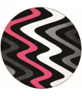 United Weavers Bristol Pink 2050-11186 7 ft. 10 in. Round Round Rug