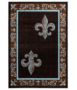 United Weavers Bristol Brown 2050-11250 2 ft. 7 in. X 4 ft. 2 in. Rectangle Rug