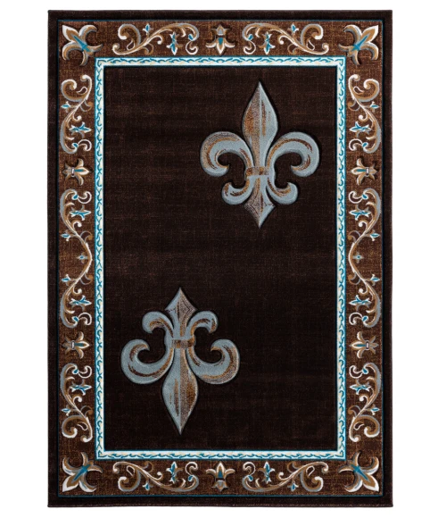 United Weavers Bristol Brown 2050-11250 2 ft. 7 in. X 4 ft. 2 in. Rectangle Rug