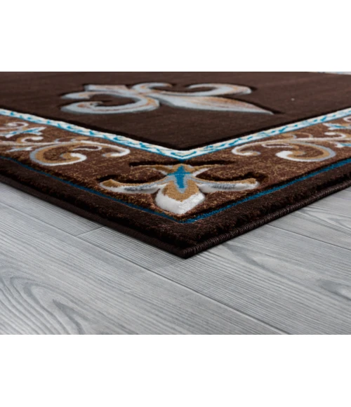 United Weavers Bristol Brown 2050-11250 2 ft. 7 in. X 4 ft. 2 in. Rectangle Rug