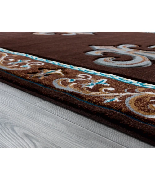 United Weavers Bristol Brown 2050-11250 2 ft. 7 in. X 4 ft. 2 in. Rectangle Rug