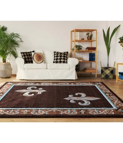 United Weavers Bristol Brown 2050-11250 2 ft. 7 in. X 4 ft. 2 in. Rectangle Rug