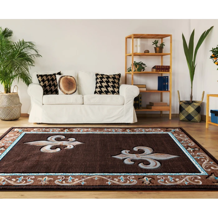 United Weavers Bristol Brown 2050-11250 1 ft. 10 in. X 2 ft. 8 in. Rectangle Rug