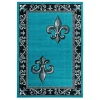 United Weavers Bristol Turquoise 2050-11269 2 ft. 7 in. X 4 ft. 2 in. Rectangle Rug