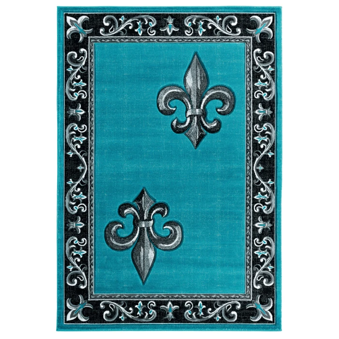 United Weavers Bristol Turquoise 2050-11269 7 ft. 10 in. X 10 ft. 6 in. Rectangle Rug