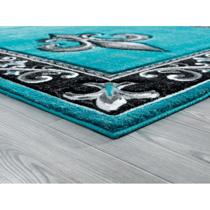 United Weavers Bristol Turquoise 2050-11269 7 ft. 10 in. X 10 ft. 6 in. Rectangle Rug