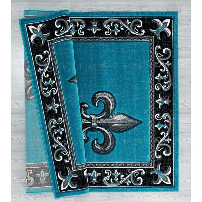 United Weavers Bristol Turquoise 2050-11269 7 ft. 10 in. X 10 ft. 6 in. Rectangle Rug