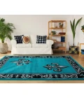 United Weavers Bristol Turquoise 2050-11269 7 ft. 10 in. Round Round Rug