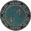 United Weavers Bristol Turquoise 2050-11269 7 ft. 10 in. Round Round Rug