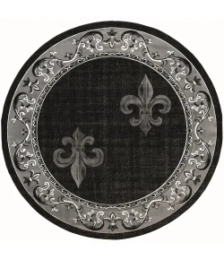 United Weavers Bristol Grey 2050-11272 7 ft. 10 in. Round Round Rug