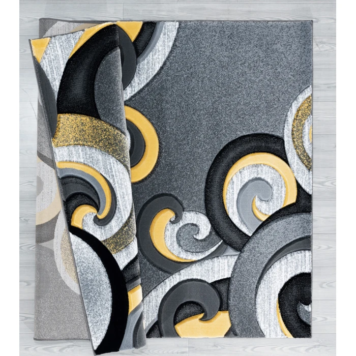 United Weavers Bristol Yellow 2050-11312 1 ft. 10 in. X 2 ft. 8 in. Rectangle Rug