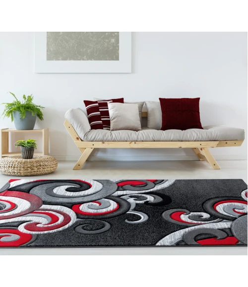 United Weavers Bristol Red 2050-11330 1 ft. 10 in. X 2 ft. 8 in. Rectangle Rug