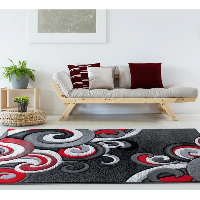 United Weavers Bristol Red 2050-11330 7 ft. 10 in. X 10 ft. 6 in. Rectangle Rug