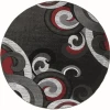 United Weavers Bristol Red 2050-11330 7 ft. 10 in. Round Round Rug
