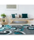 United Weavers Bristol Turquoise 2050-11369 2 ft. 7 in. X 4 ft. 2 in. Rectangle Rug