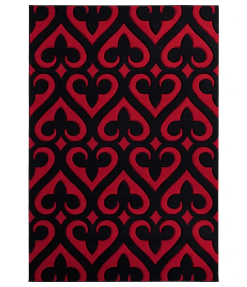 United Weavers Bristol Red 2050-11430 1 ft. 10 in. X 2 ft. 8 in. Rectangle Rug
