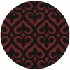 United Weavers Bristol Red 2050-11430 7 ft. 10 in. Round Round Rug