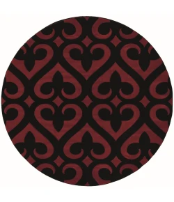 United Weavers Bristol Red 2050-11430 7 ft. 10 in. Round Round Rug
