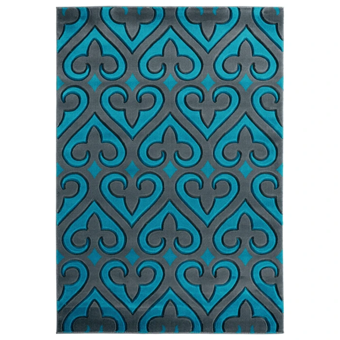 United Weavers Bristol Turquoise 2050-11469 7 ft. 10 in. X 10 ft. 6 in. Rectangle Rug