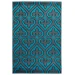 United Weavers Bristol Turquoise 2050-11469 2 ft. 7 in. X 4 ft. 2 in. Rectangle Rug