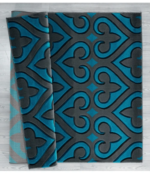 United Weavers Bristol Turquoise 2050-11469 2 ft. 7 in. X 4 ft. 2 in. Rectangle Rug