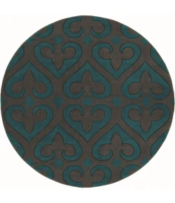 United Weavers Bristol Turquoise 2050-11469 7 ft. 10 in. Round Round Rug