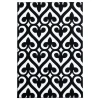 United Weavers Bristol Black 2050-11470 1 ft. 10 in. X 2 ft. 8 in. Rectangle Rug