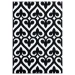 United Weavers Bristol Black 2050-11470 2 ft. 7 in. X 4 ft. 2 in. Rectangle Rug
