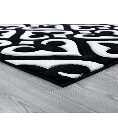 United Weavers Bristol Black 2050-11470 1 ft. 10 in. X 2 ft. 8 in. Rectangle Rug