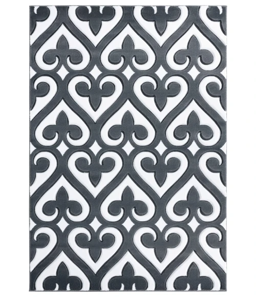 United Weavers Bristol Grey 2050-11472 7 ft. 10 in. X 10 ft. 6 in. Rectangle Rug