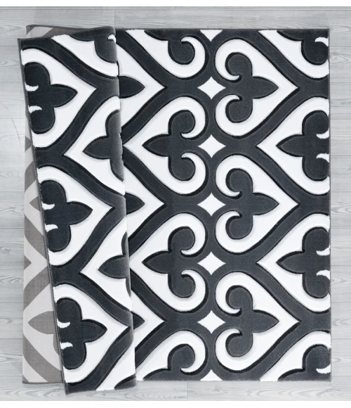 United Weavers Bristol Grey 2050-11472 7 ft. 10 in. X 10 ft. 6 in. Rectangle Rug