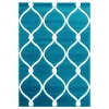 United Weavers Bristol Turquoise 2050-11569 2 ft. 7 in. X 7 ft. 4 in. Rectangle Rug