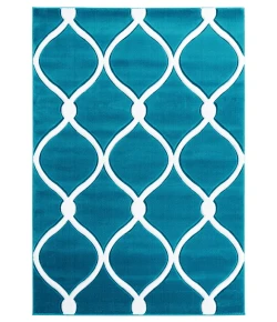 United Weavers Bristol Turquoise 2050-11569 1 ft. 10 in. X 2 ft. 8 in. Rectangle Rug