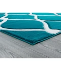 United Weavers Bristol Turquoise 2050-11569 1 ft. 10 in. X 2 ft. 8 in. Rectangle Rug