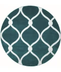 United Weavers Bristol Turquoise 2050-11569 7 ft. 10 in. Round Round Rug