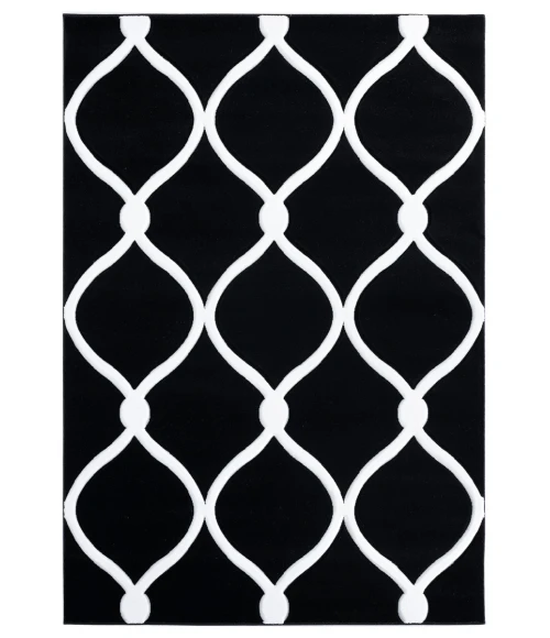 United Weavers Bristol Black 2050-11570 2 ft. 7 in. X 7 ft. 4 in. Rectangle Rug